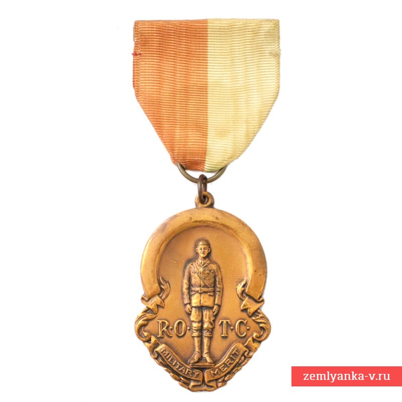 Медаль Учебного корпуса офицеров запаса США за военные заслуги в 91-ой пехотной дивизии, 1961 г.