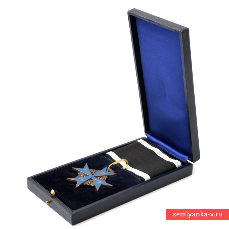 Знак ордена «Pour le Mérite» в футляре, копия