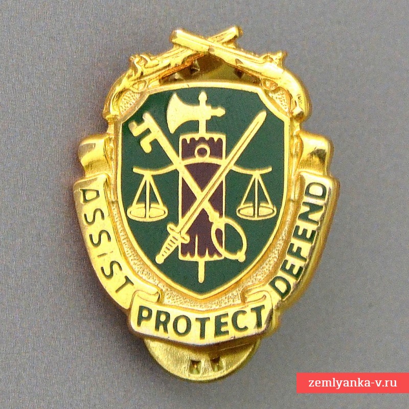 Знак Корпуса военной полиции Армии США