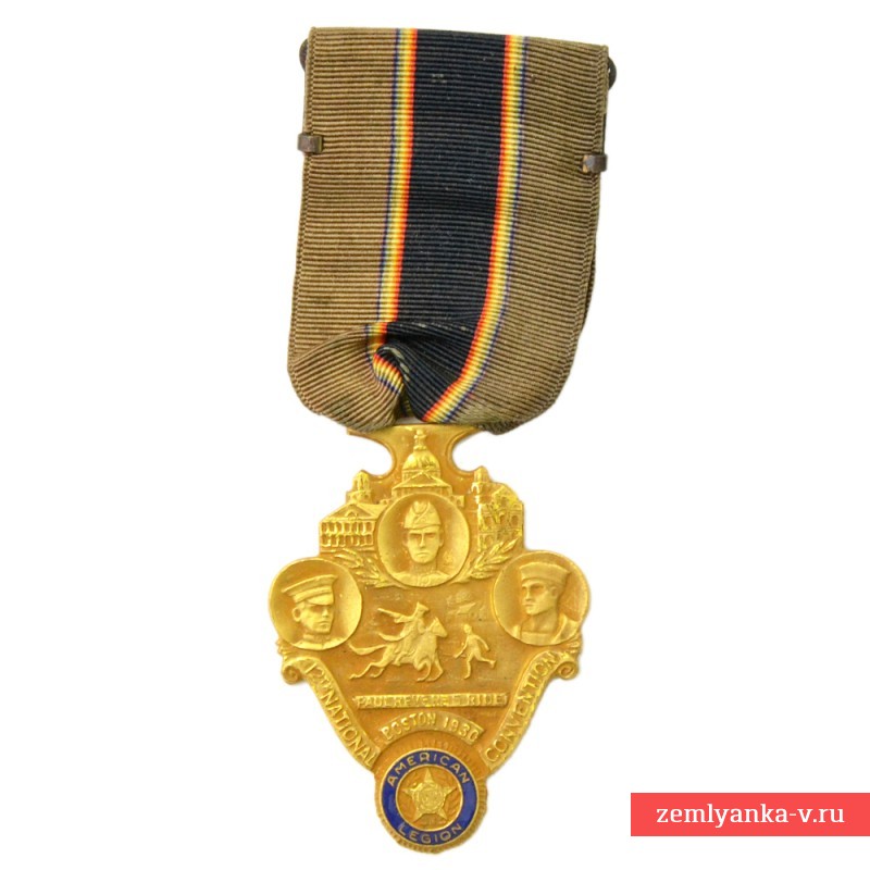 Медаль национального съезда Американского легиона в Бостоне, 1930 г.