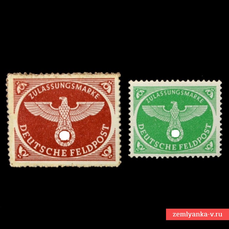 Лот марок полевой почты 3 Рейха**