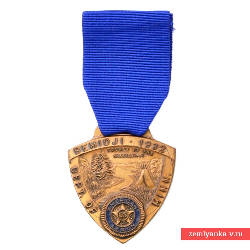 Медаль съезда Американского легиона в Бемиджи, Иллинойс, 1932 г.