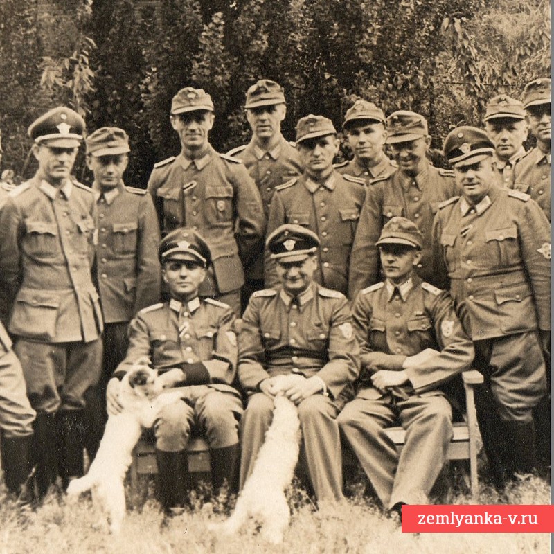 Фото группы офицеров немецкой полиции