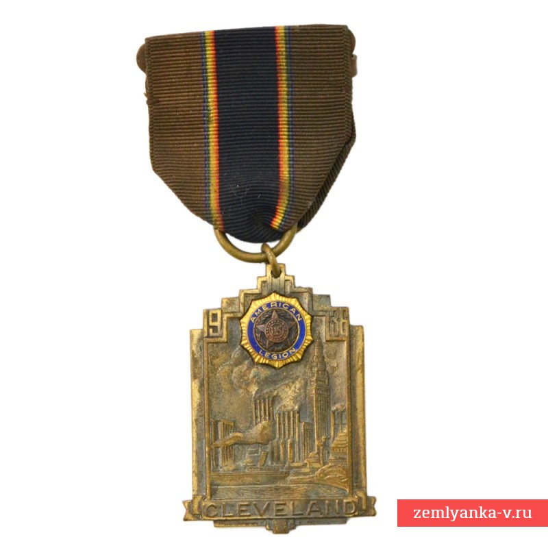 Медаль национального съезда Американского легиона в Кливленде, 1936 г.