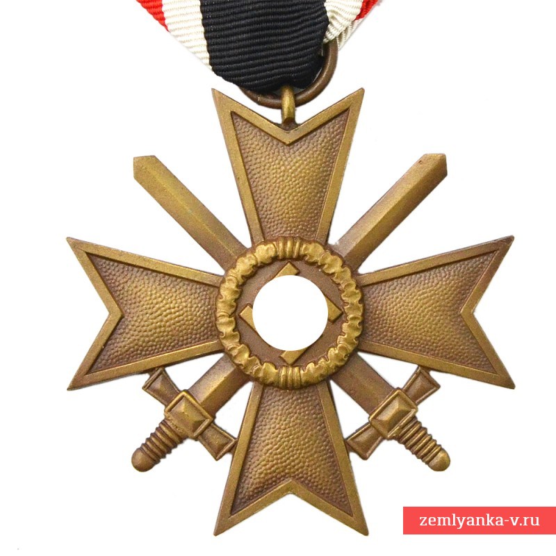 Крест военных заслуг (КВК) 2 класса с мечами, образца 1939 года