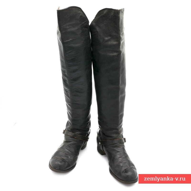 Кавалерийские сапоги командного состава РККА, со шпорами, 1920-е гг