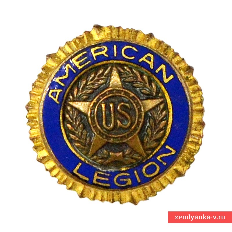 Знак ветерана Американского легиона, ранний тип