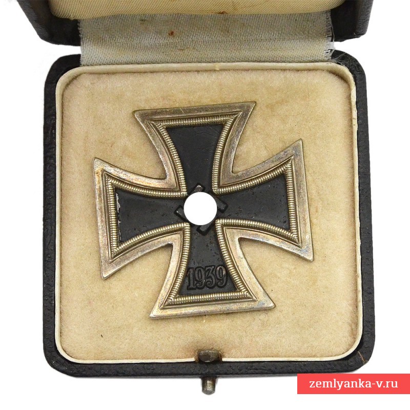Железный крест 1 класса образца 1939 года в футляре LDO, L/56