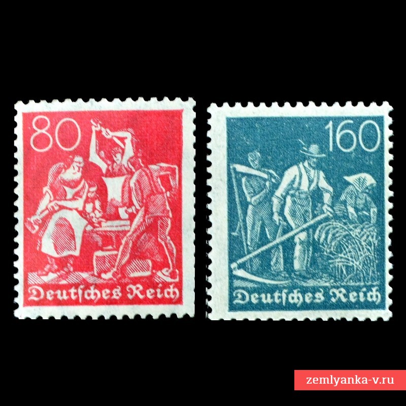 Лот почтовых марок Германии, 1921 г.
