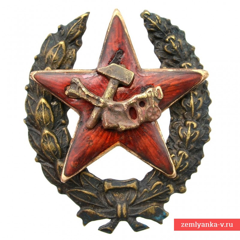 Нагрудный знак красного командира (краскома) РККА образца 1918 года