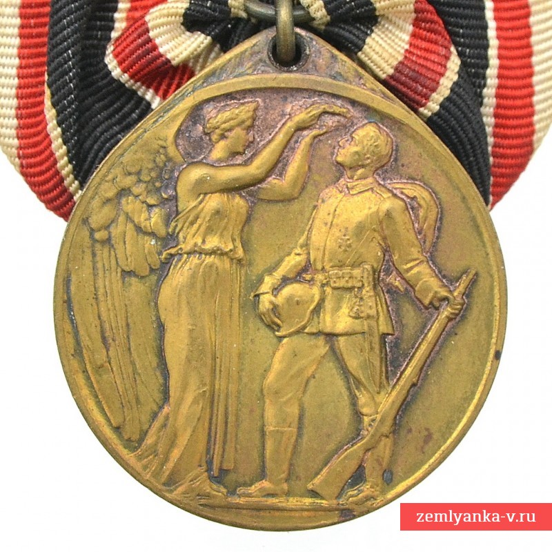 Почётная медаль Мировой войны Немецкого почётного легиона на колодке