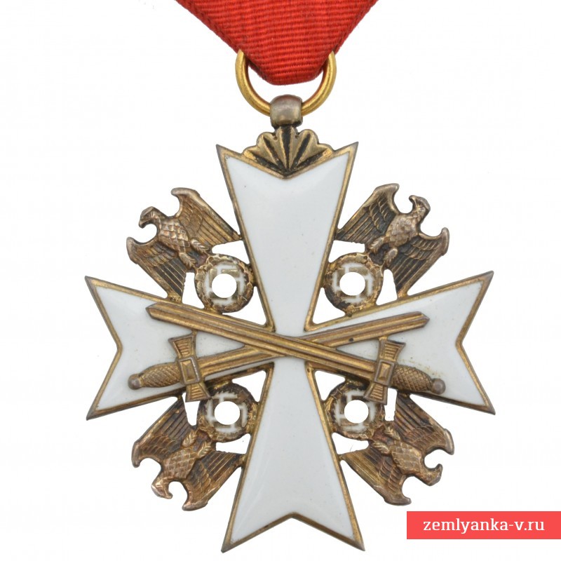 Крест заслуг ордена Германского орла 5 класса с мечами