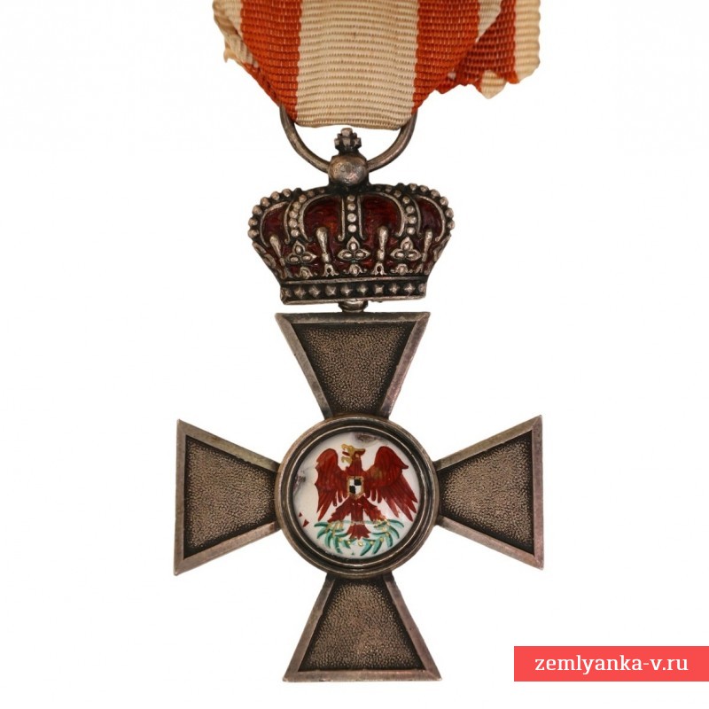 Знак прусского ордена Красного орла 4 кл. с императорской короной