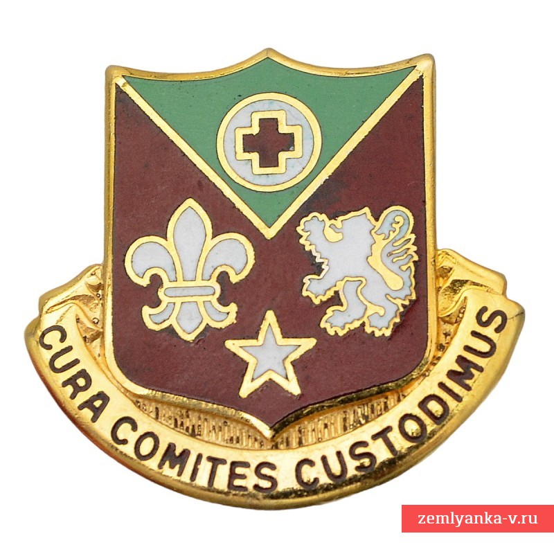 Знак 102-го медицинского батальона Армии США