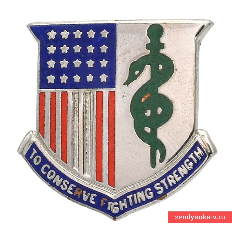 Знак медицинского корпуса Армии США образца 1986 года