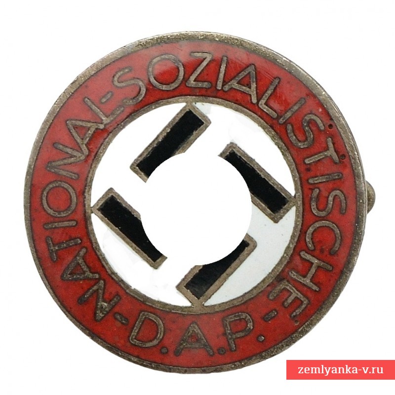 Партийный знак NSDAP, RZM M1/153, сталь