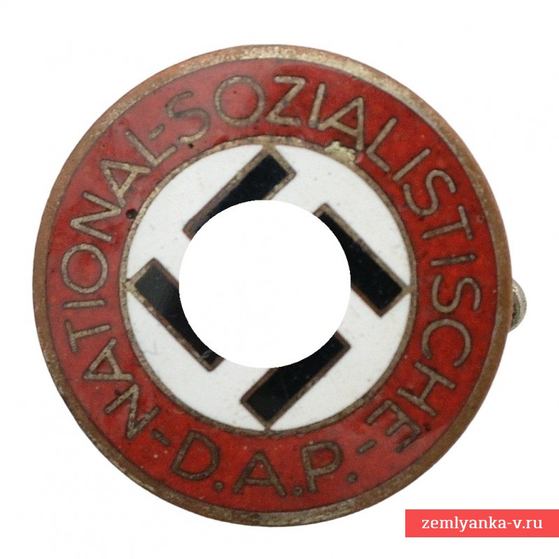Партийный знак NSDAP, RZM M1/105, сталь
