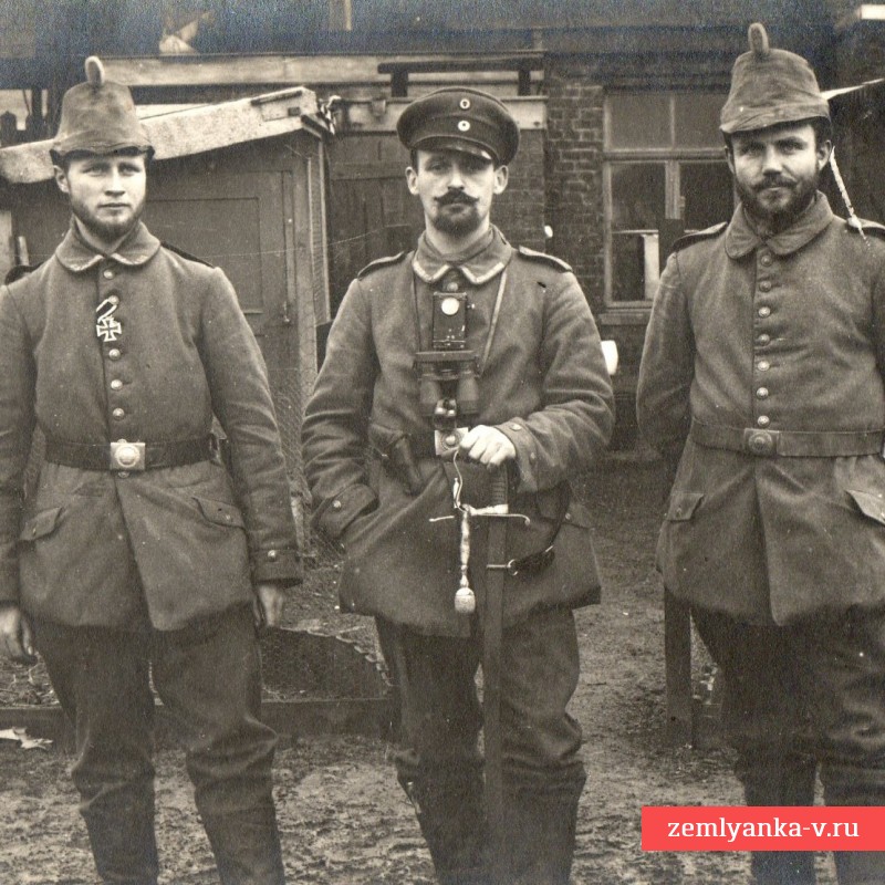 Фото военнослужащих 2-го Баварского егерского батальона. 1915 год.
