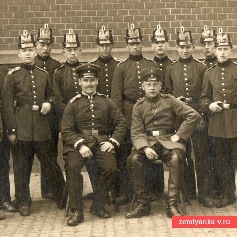 Фото солдат прусского Телеграфного батальона №1. 1917 год.