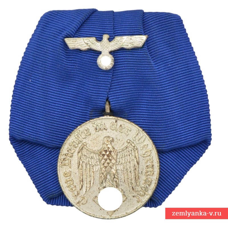 Медаль за 4 года выслуги в Вермахте на колодке