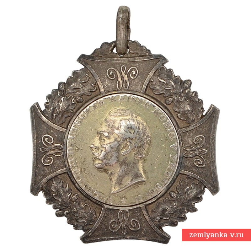 Пруссия. Серебряная медаль в память 54-летия кайзера Вильгельма II, 1913 год.
