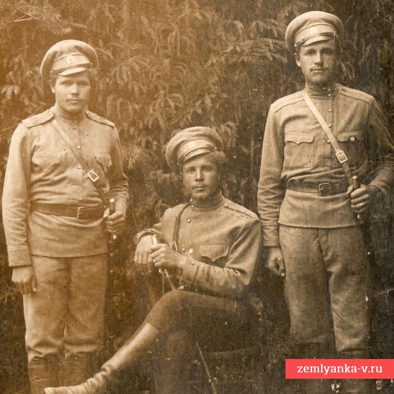 Фото офицеров 20-го пехотного Галицкого полка, 1918 г.