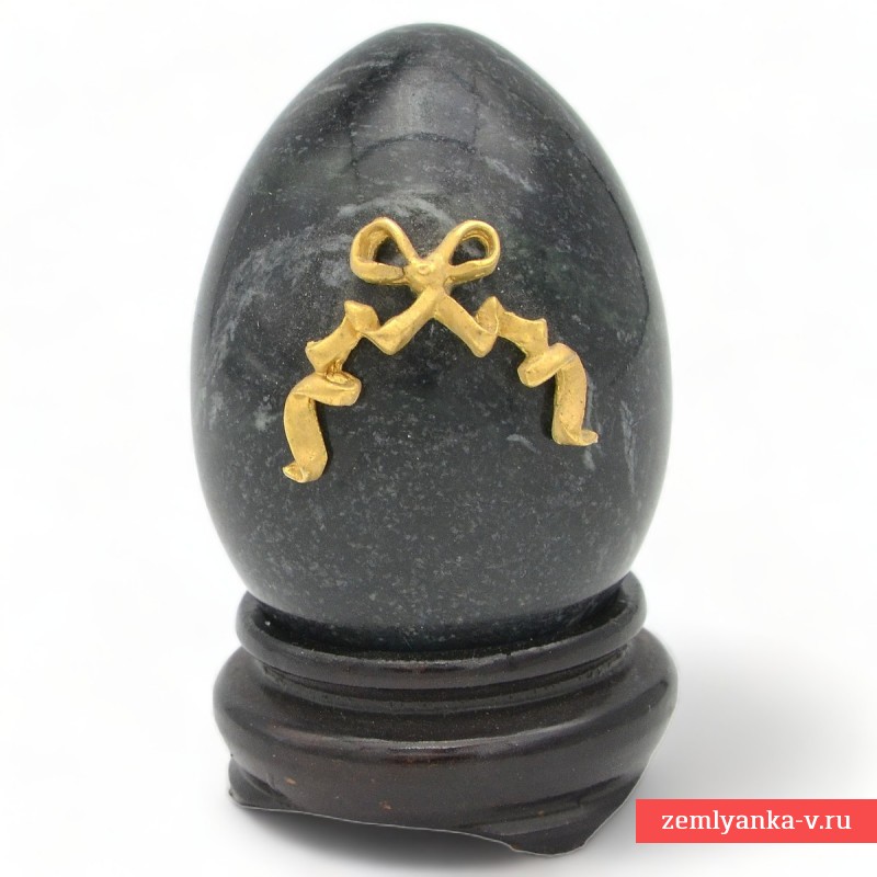 Мраморное пасхальное яйцо из коллекции «Franklin Mint»