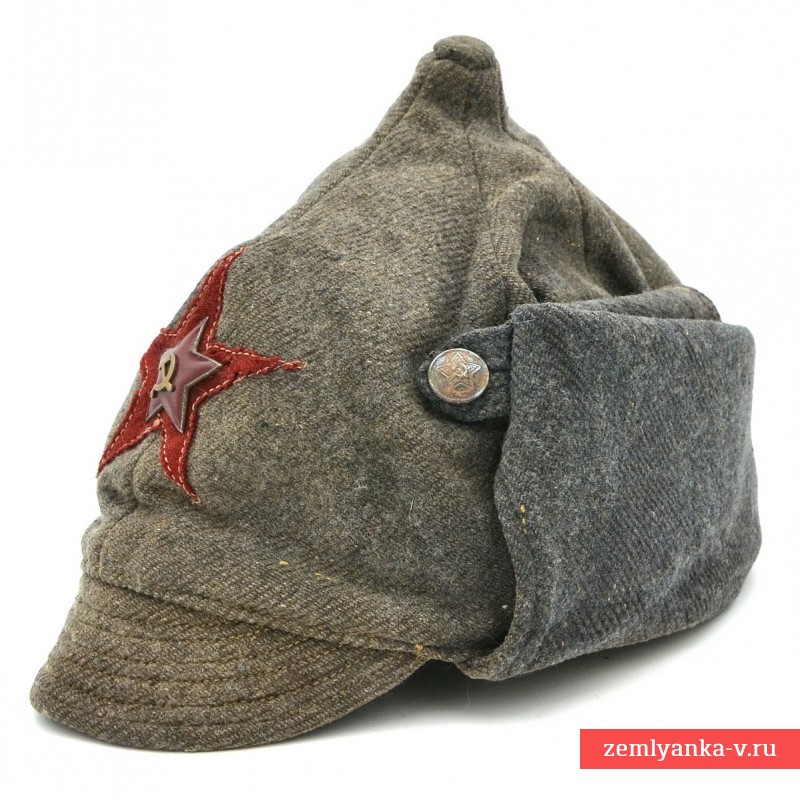 Зимний шлем (буденовка) рядового состава НКВД образца 1936 года
