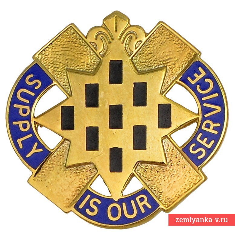 Знак 365-го батальона поддержки Армии США