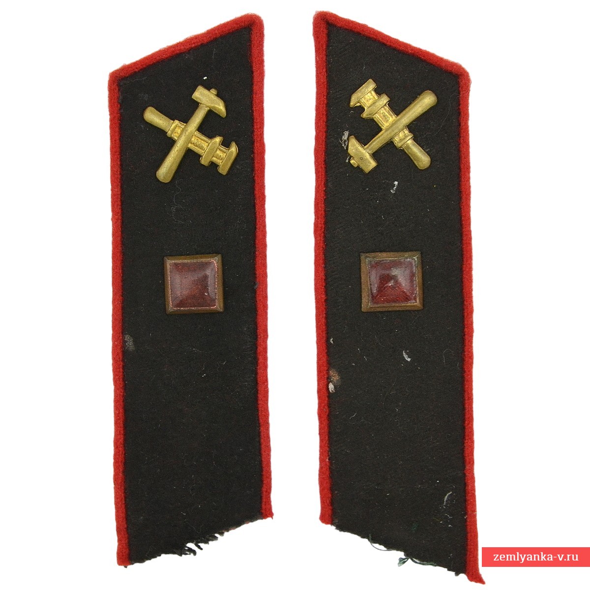 Петлицы младшего воентехника артиллерии РККА образца 1928 года