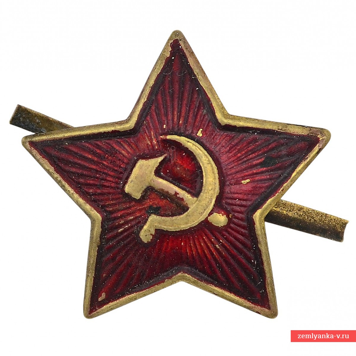 Звезда на фуражку или ушанку Красной армии, репарация
