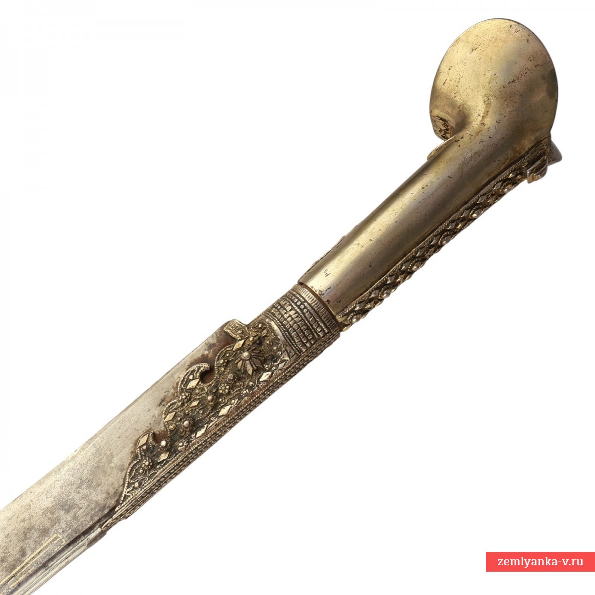 Ятаган с серебряным прибором, 1805 г.