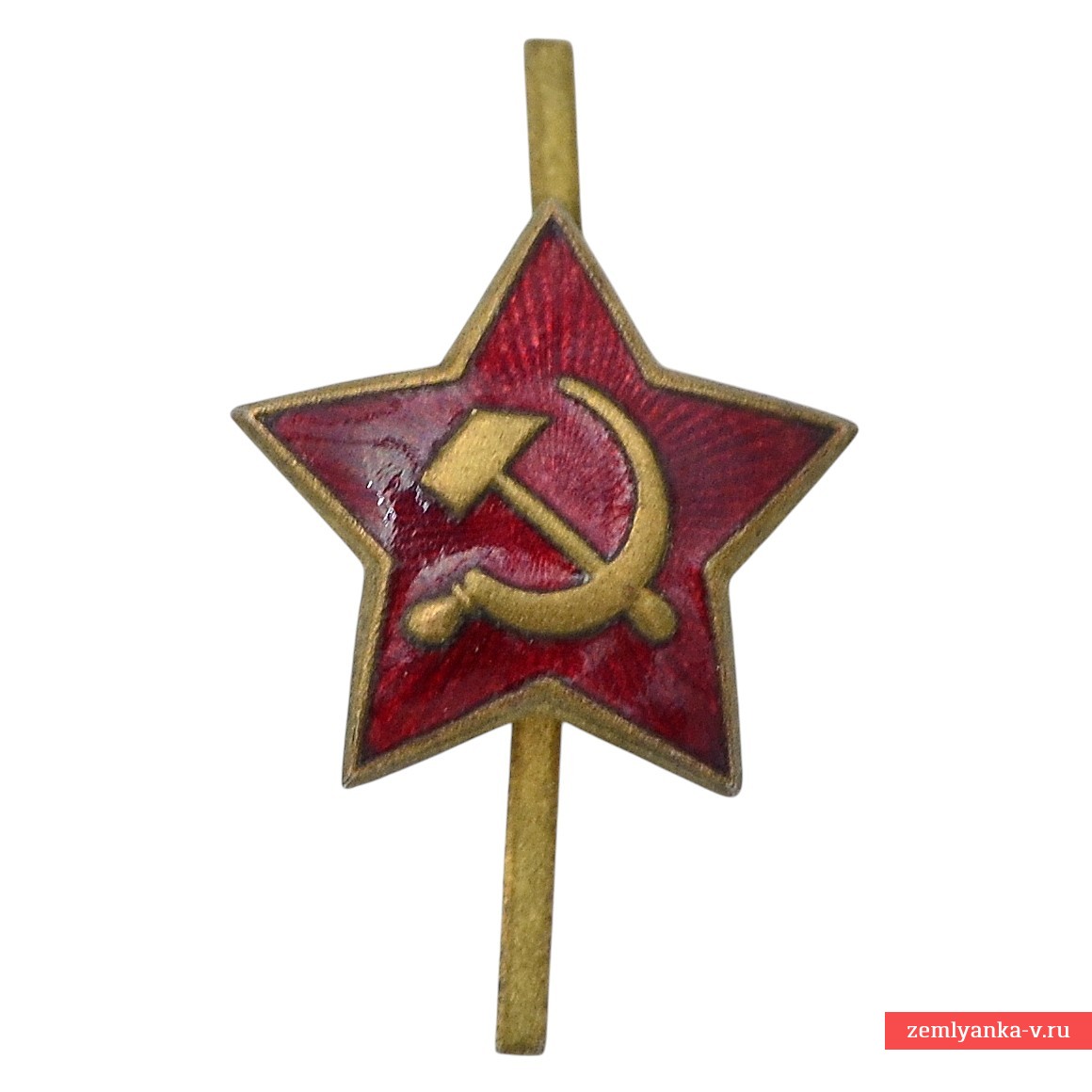 Звезда на пилотку советской армии