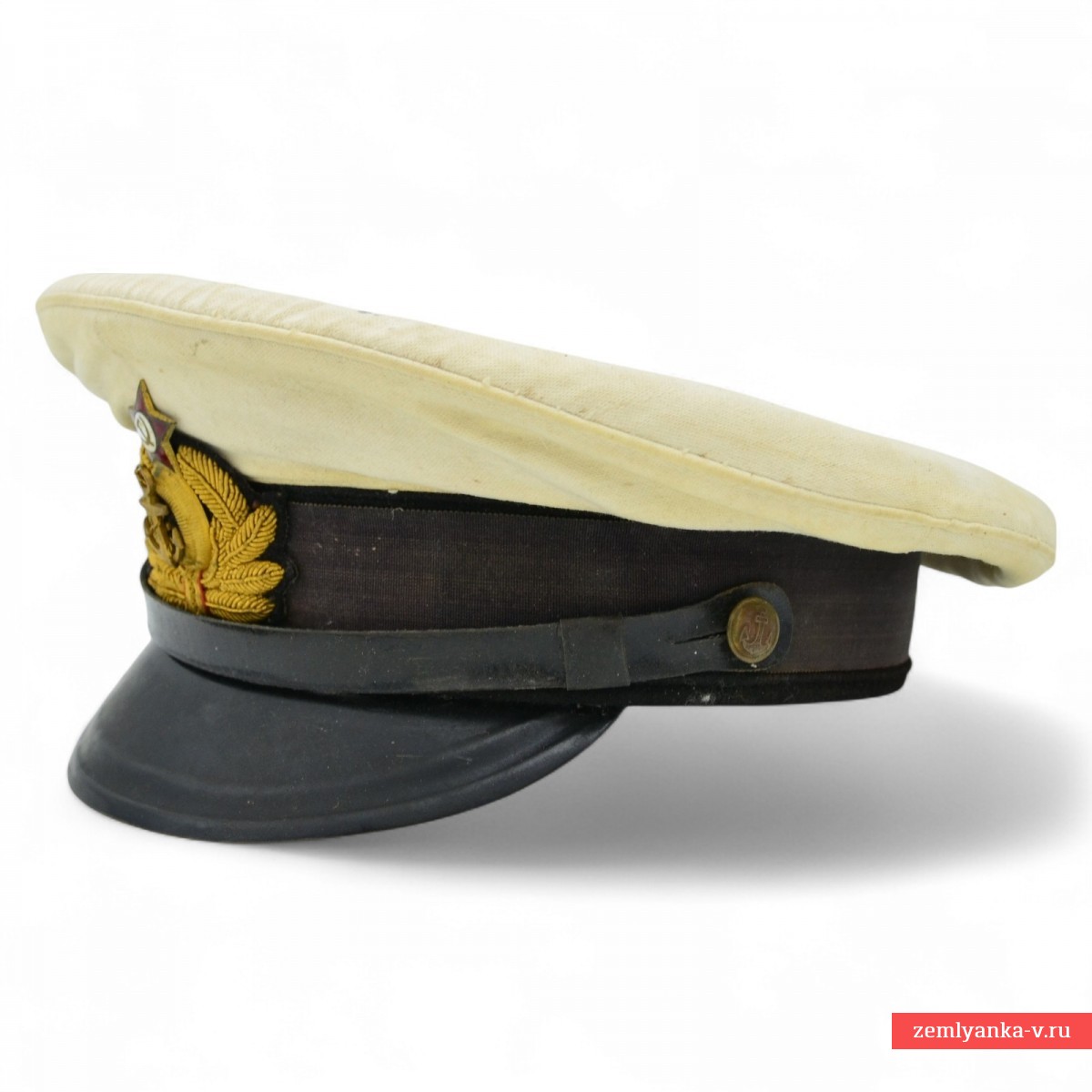 Летняя фуражка офицера ВМФ СССР, 1953 г.
