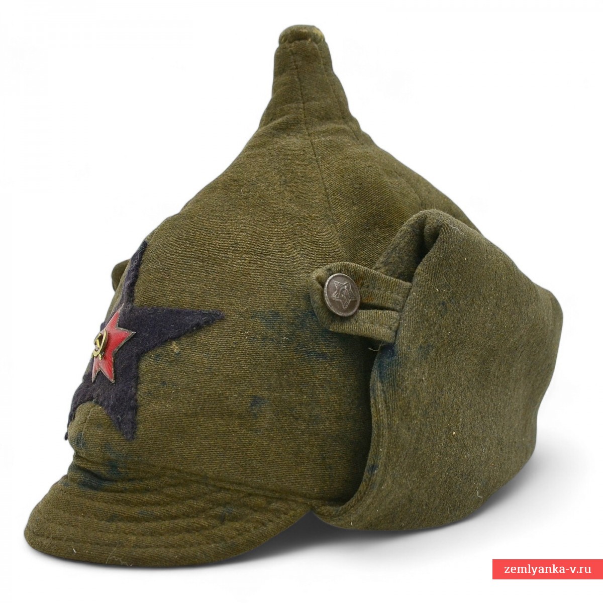 Зимний шлем (буденовка) рядового состава кавалерии РККА образца 1936 года