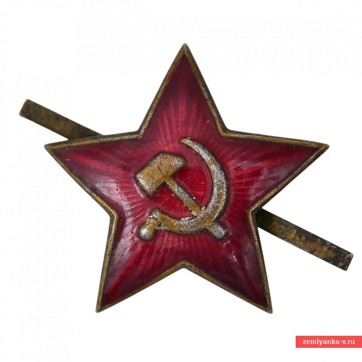 Звезда на фуражку или ушанку солдат и офицеров СА, 1950-е гг