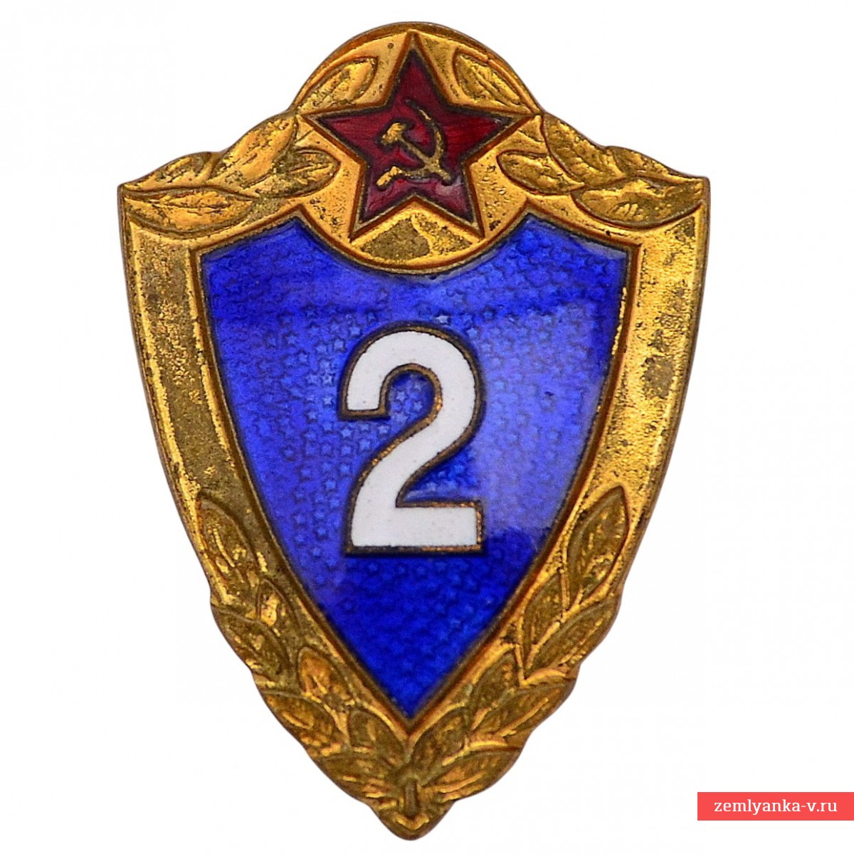 Знак армейской классности, специалист 2 класса, винт