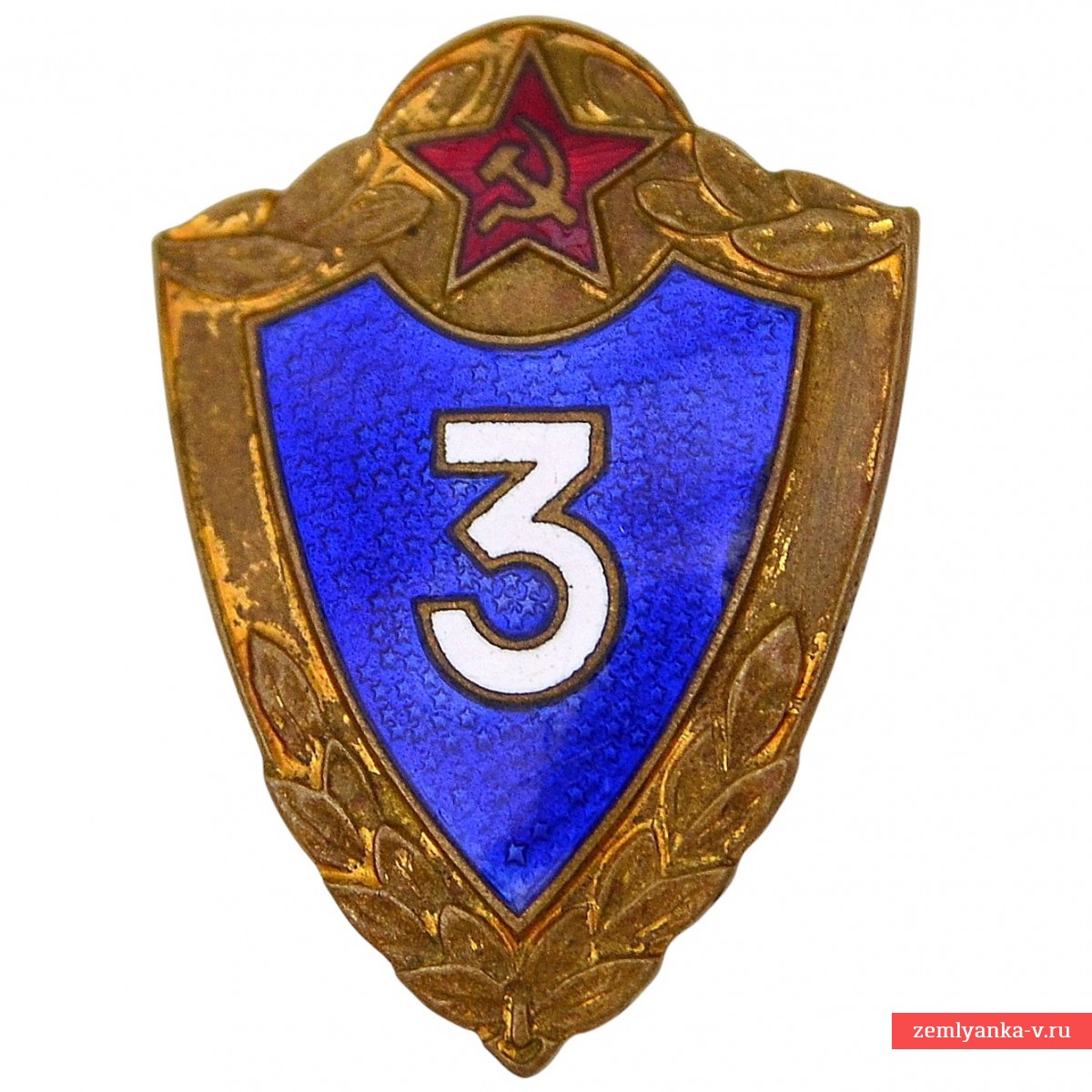 Знак армейской классности, специалист 3 класса, винт