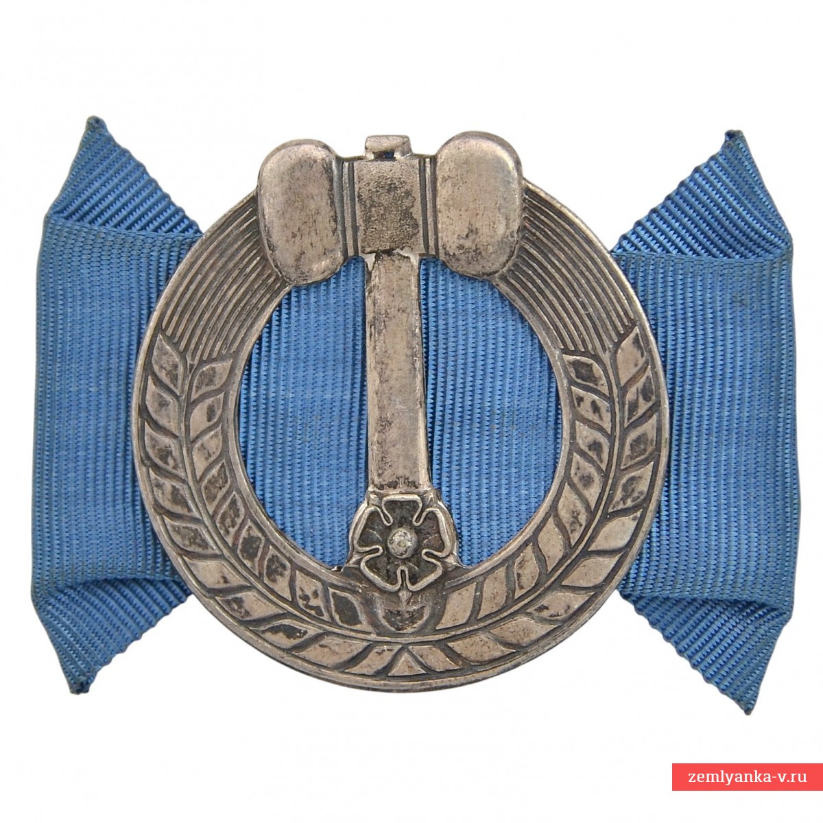 Финляндия. Серебряный знак за трудовую выслугу.