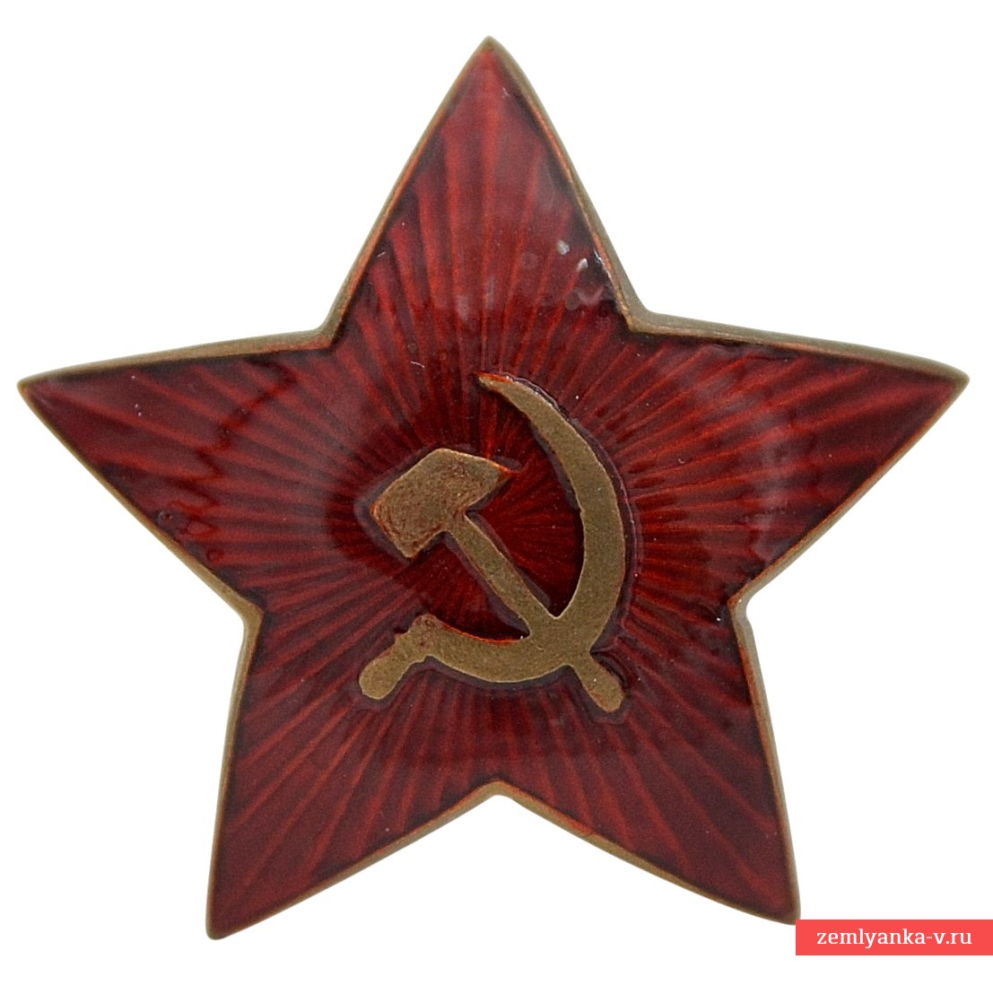 Редчайшая звезда комсостава РККА на фуражку или буденовку