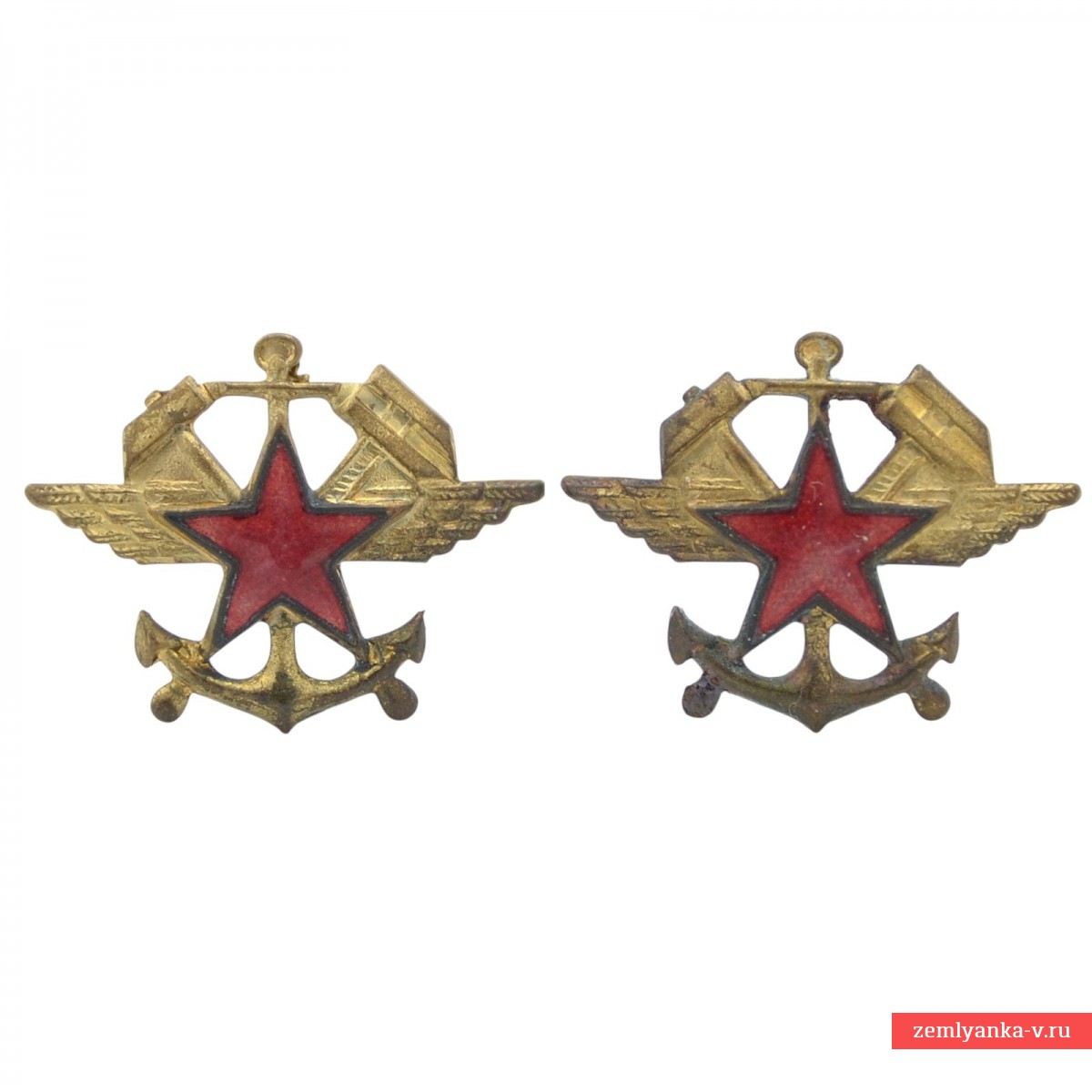 Эмблемы на петлицы ВОСО обр. 1936 г.