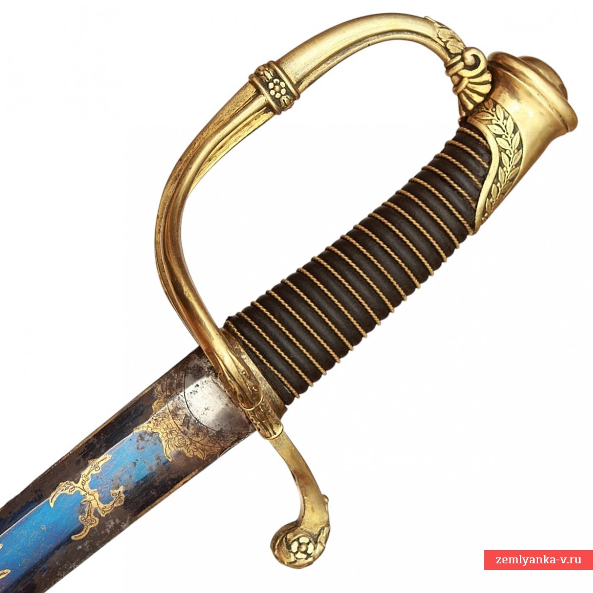 Сабля швейцарская офицера пехоты образца 1842/1852 года, украшенная