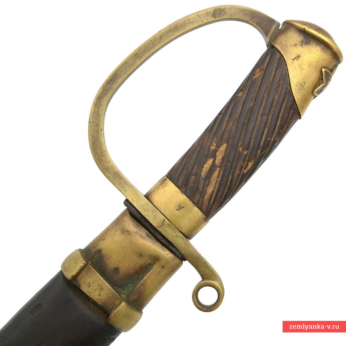 Шашка русская драгунская солдатская образца 1881 года со звездой обр. 1918 года