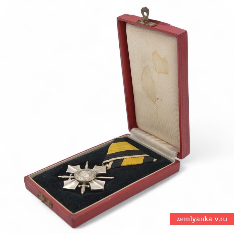 Болгария. Орден военных заслуг 6 степени, в футляре. Фердинанд I 