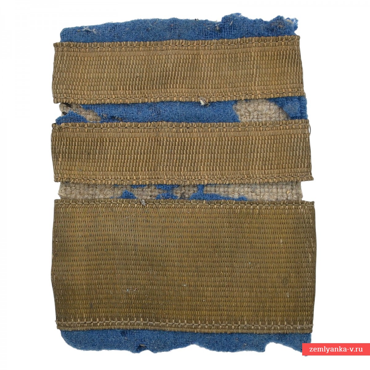 Нарукавная нашивка высшего начсостава ГВФ СССР, принадлежавшая В.Ю. Юнгмейстеру