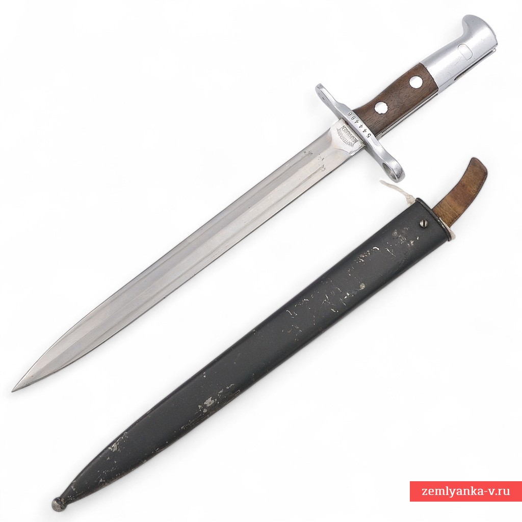 Штык швейцарский образца 1918 года к винтовке и карабину системы Шмидта-Рубина, № 544486