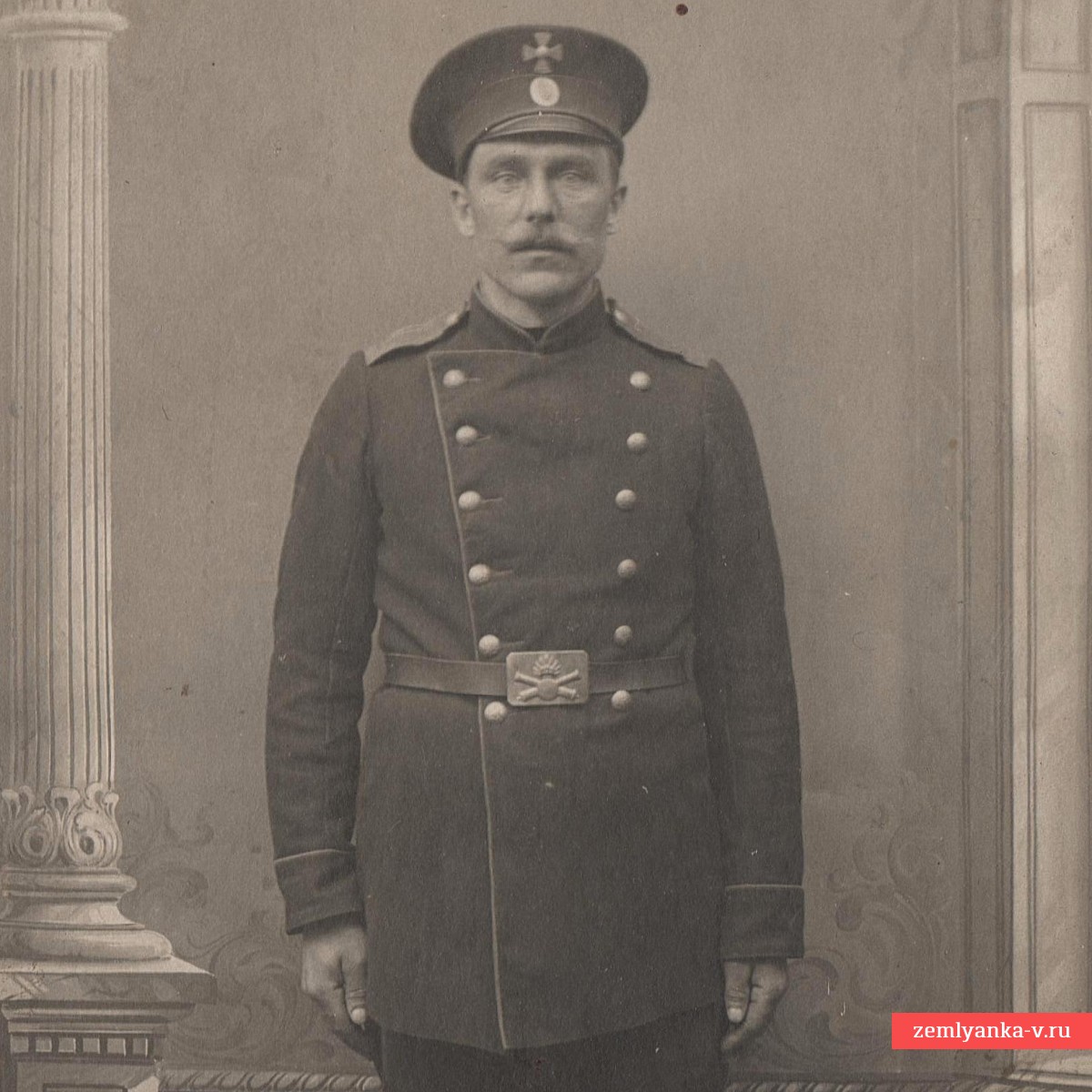 Фото ополченца - нижнего чина гренадерской артиллерии РИА