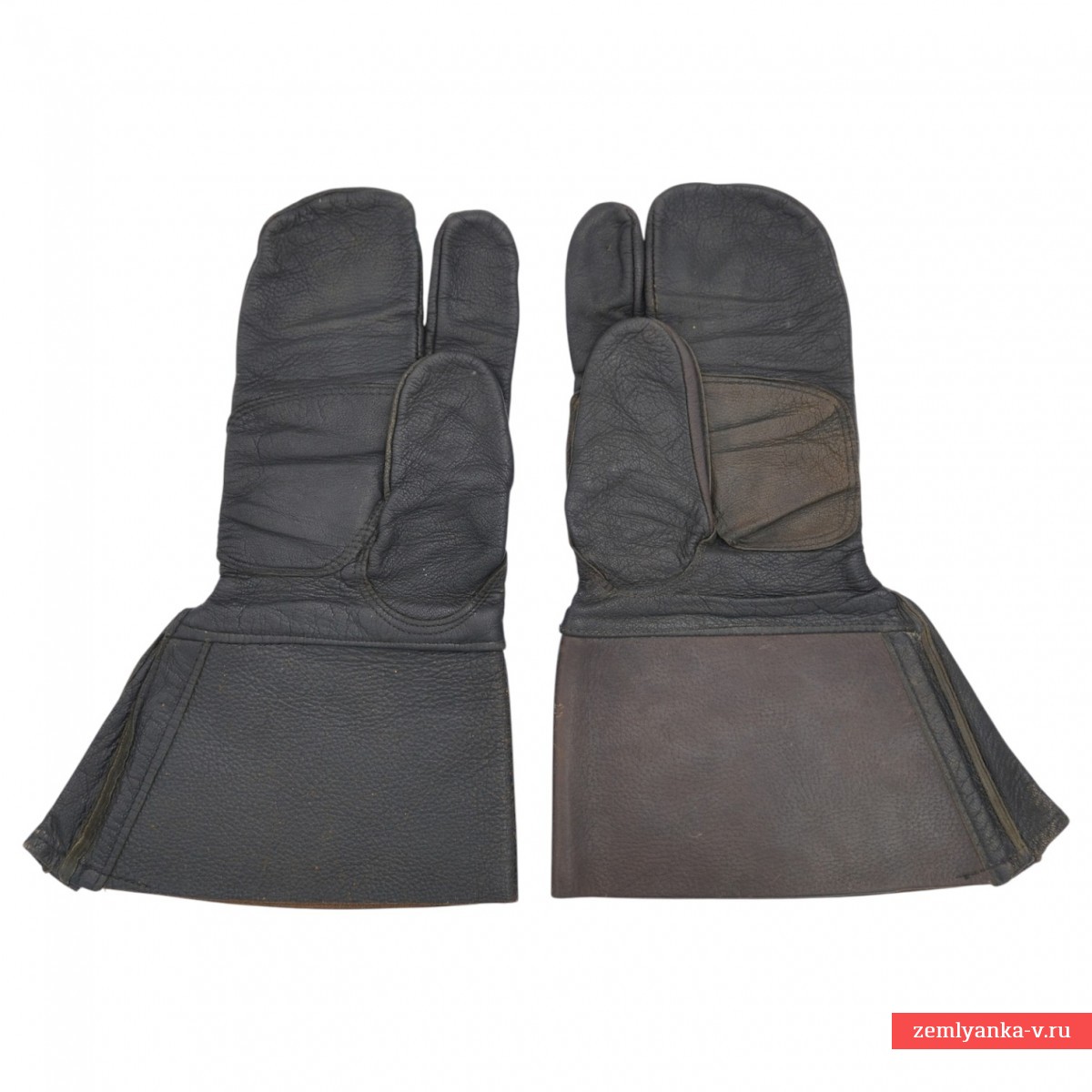 Кожаные краги военного летчика шведской армии