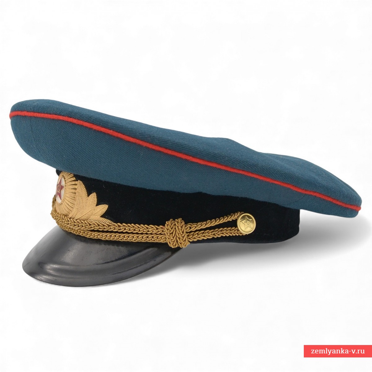 Фуражка офицера танковых войск СА обр. 1955 года
