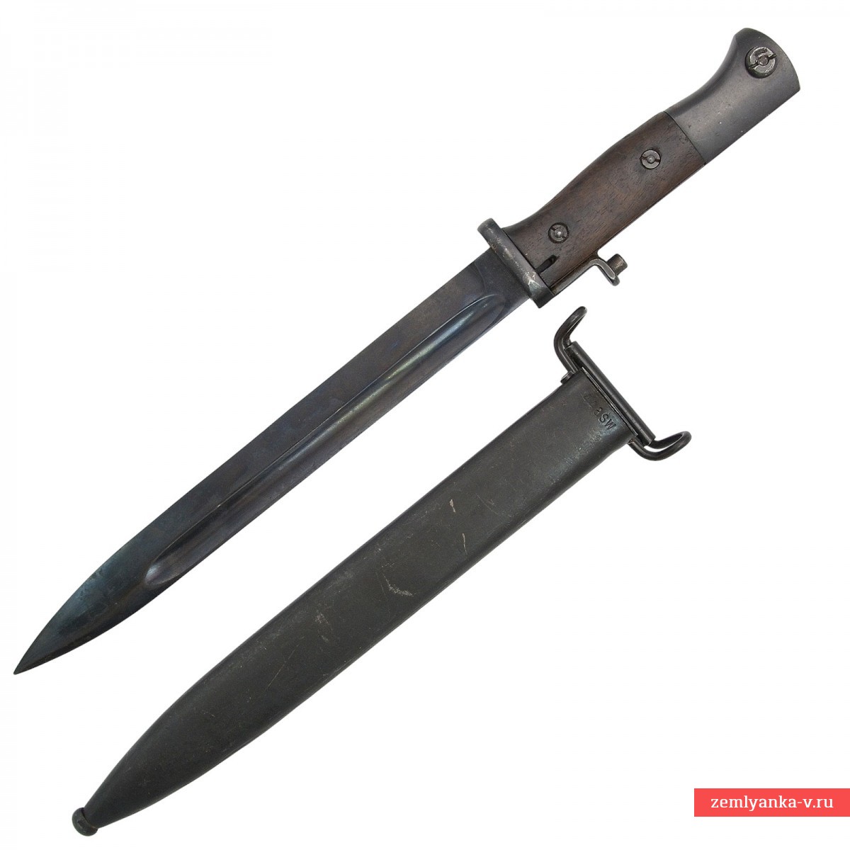 Штык норвежский, переделочный из немецкого штыка образца 1884/98 года (нового типа)